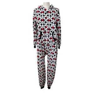 Disney Minnie Mouse MXYZ Onesie Pajama Adult Cozy Y2K Kawaii Coquette Cartoon